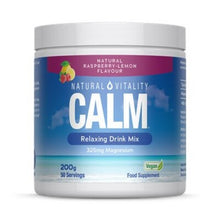 Calm Relaxing Drink Mix, Natural Raspberry-Lemon - 200g