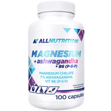 Magnesium + Ashwagandha + B6 (P-5-P) by Allnutrition