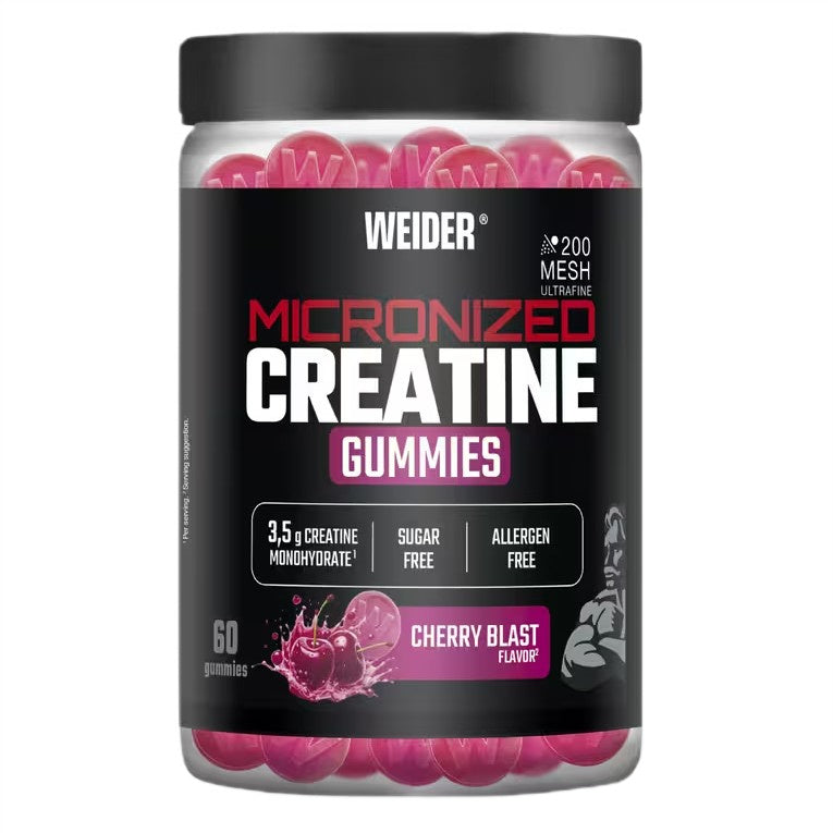 Micronized Creatine Gummies, Cherry Blast - 60 gummies