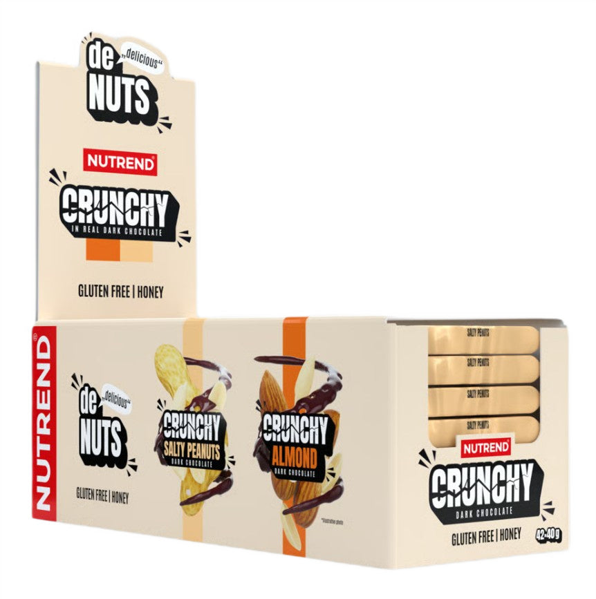 Denuts Crunchy Bar by Nutrend – product image 2