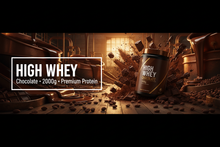 High Whey Chocolate 2000g - Belgian Chocolate Factory Banner