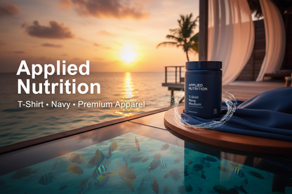 Applied Nutrition T-Shirt Navy - Maldives Paradise