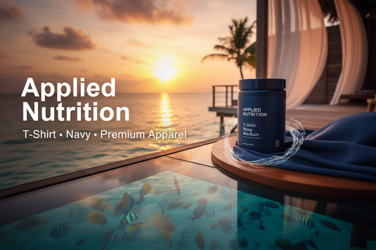 Applied Nutrition T-Shirt Navy - Maldives Paradise