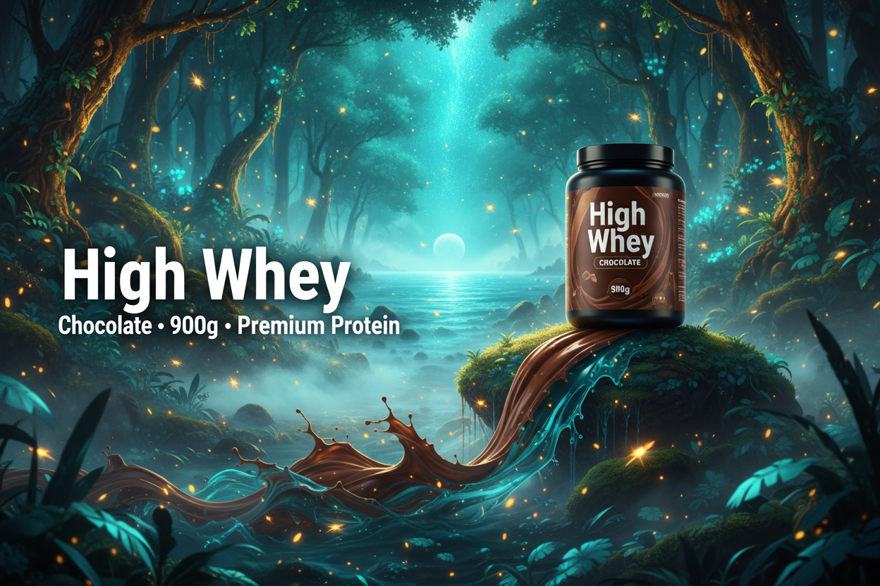 High Whey Chocolate 900g - Bioluminescent Rainforest Ocean