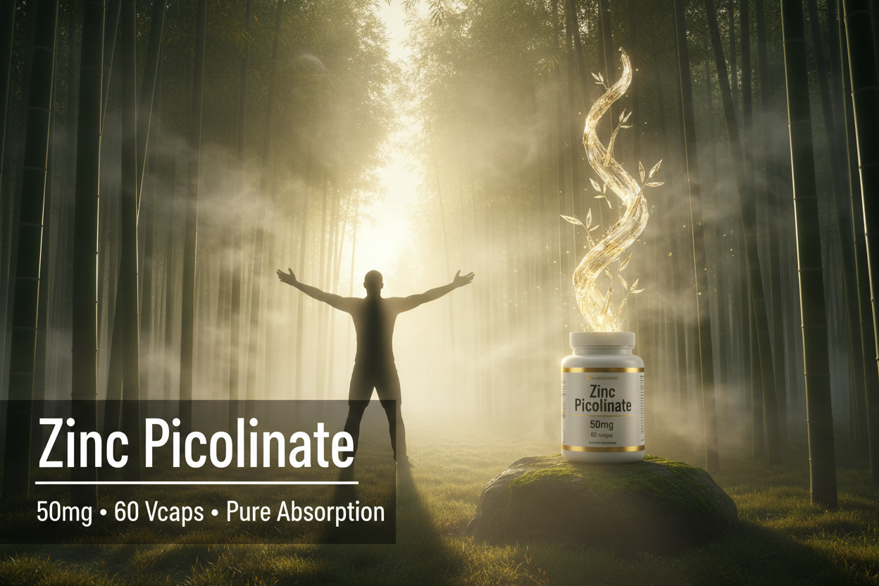Zinc Picolinate 50mg 60 vcaps - Japanese Bamboo Forest