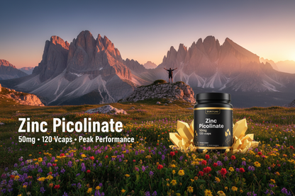 Zinc Picolinate 50mg 120 vcaps - Dolomites Summit