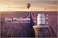 Zinc Picolinate 15mg 150 tablets - Provence Lavender Fields