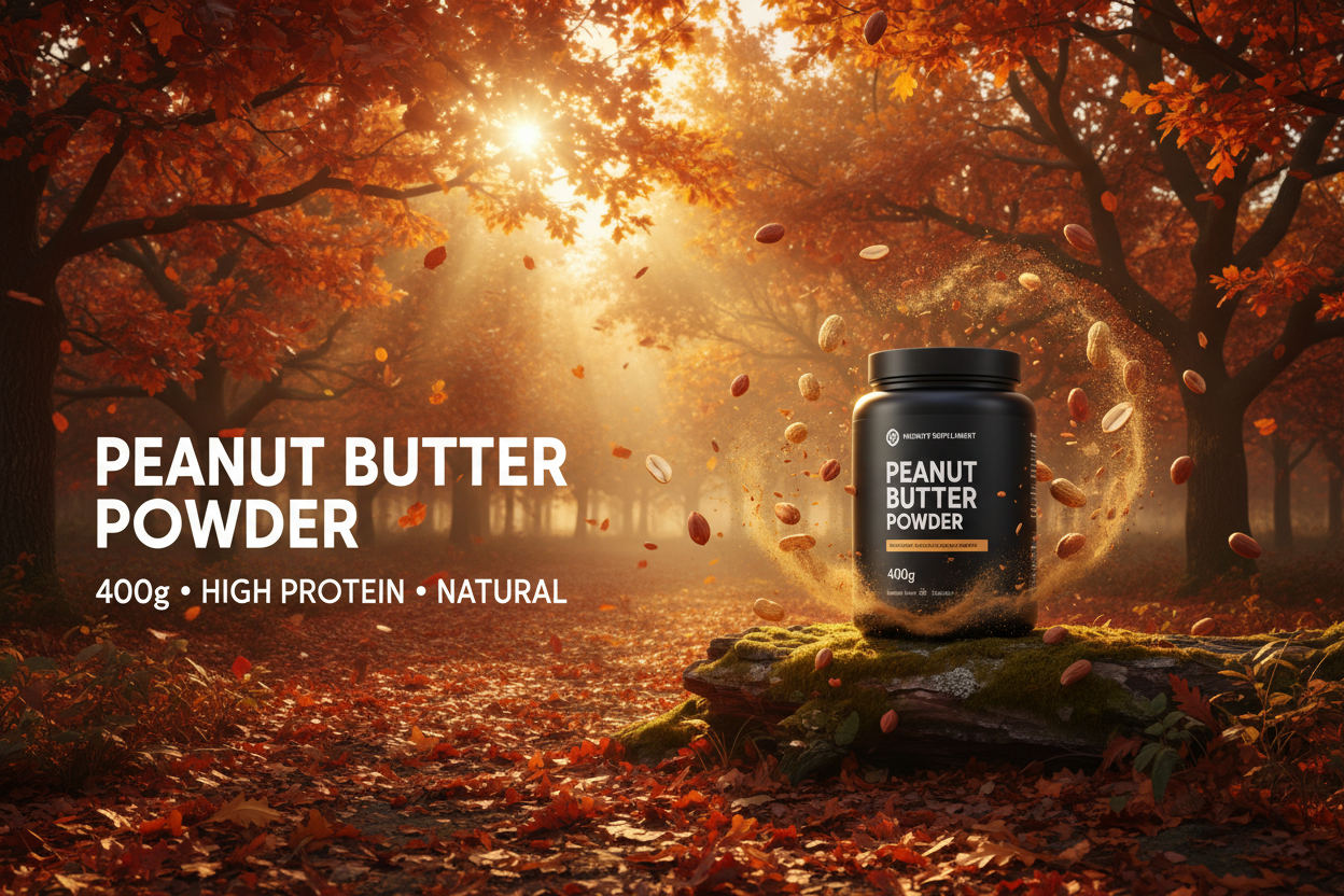 Peanut Butter Powder 400g - Enchanted Autumn Forest