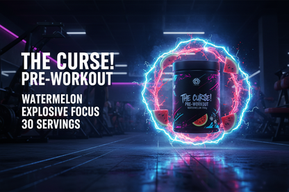 The Curse! Pre-Workout Watermelon 250g - Neon Gym Banner
